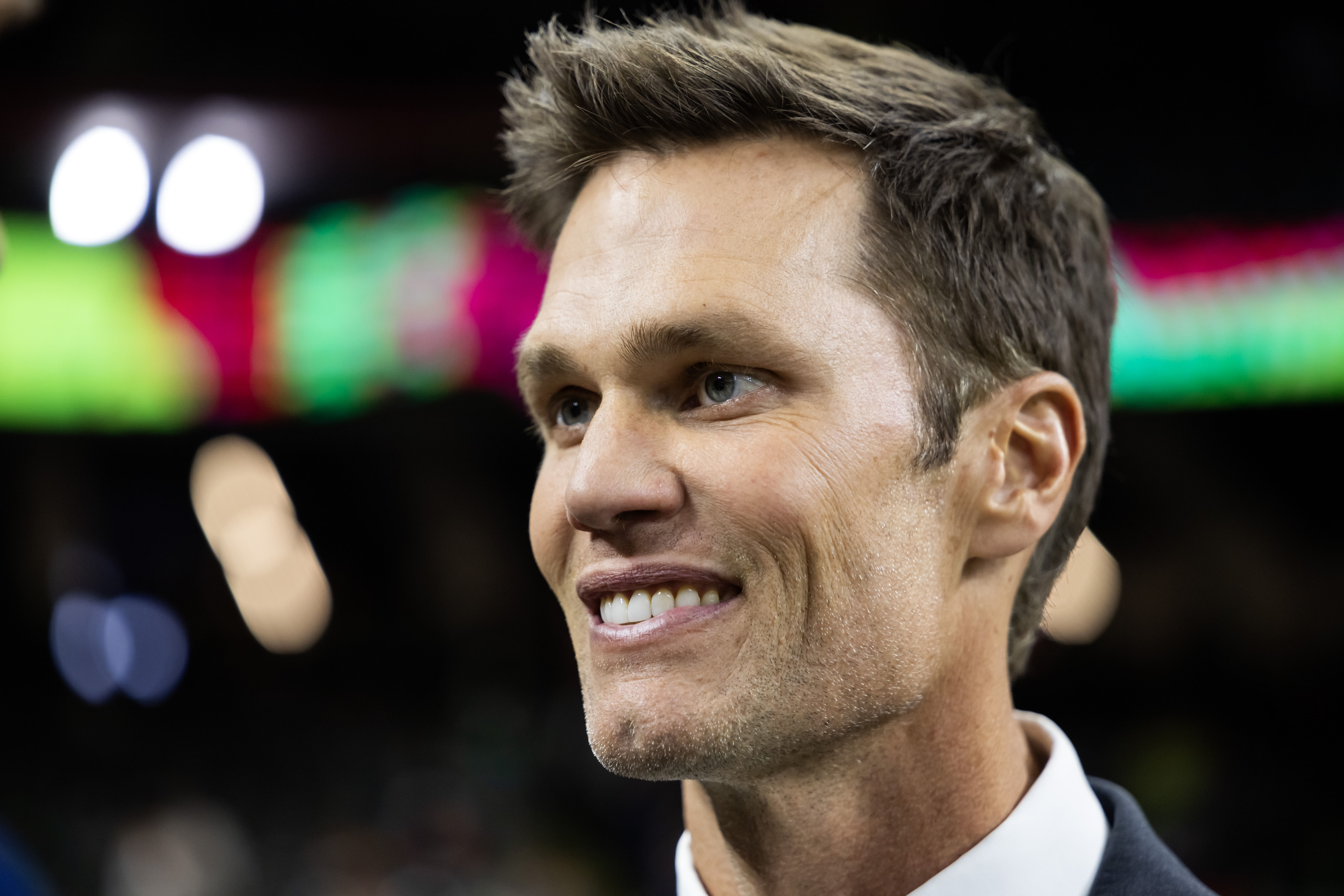 Fox broadcaster Tom Brady - Source: Imagn